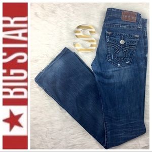 The Buckle Big Star Liv Bootcut Jeans Distressing